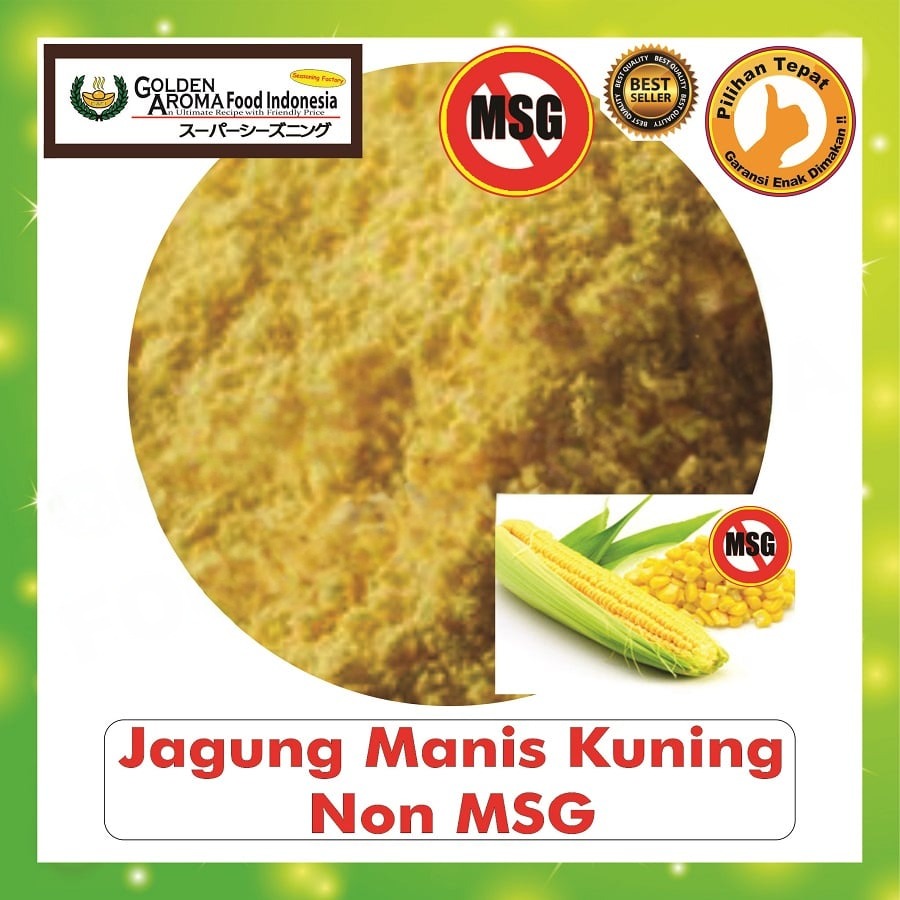 Bubuk Tabur Jagung Manis Kuning Seasoning Powder Bumbu Serbaguna Halal