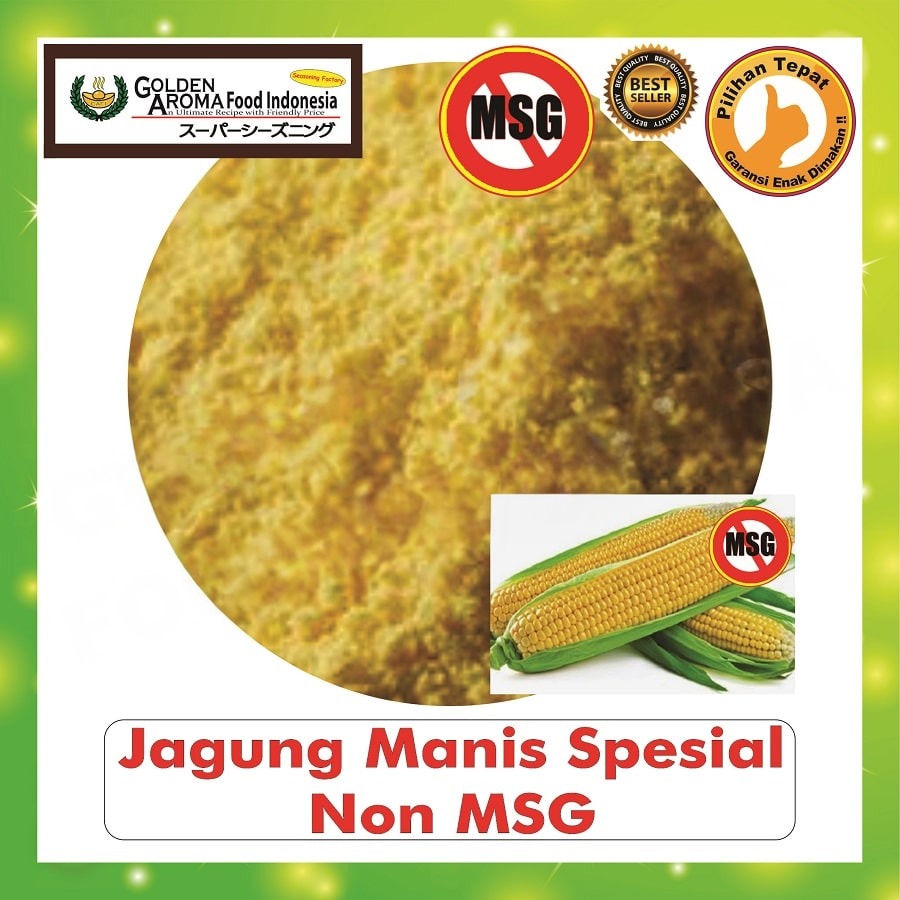 Bubuk Tabur Jagung Manis spesial Seasoning Powder Sweet Corn Special Bumbu Masak Instan Sebaguna Halal