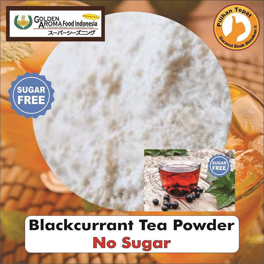 Bubuk Minuman Blackcurrant Tea Powder Drink Serbuk Instan Teh black currant Sebaguna Halal