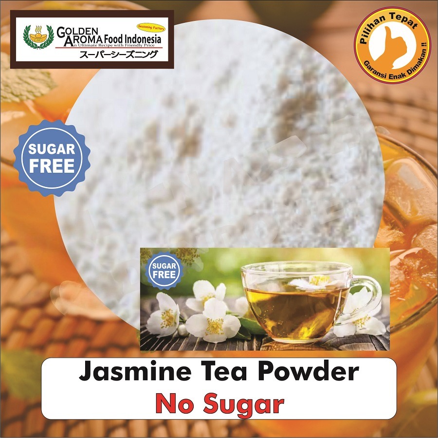 Bubuk Minuman Teh Jasmine Tea Powder Serbuk siap seduh Instan Sebaguna Halal