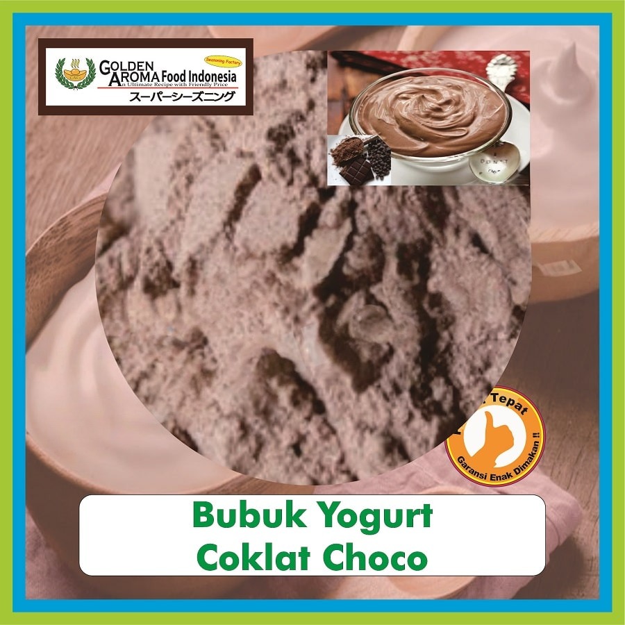 Bubuk Yogurt Coklat Drink Powder Chocolate Yoghurt Serbuk Minuman Serbaguna Instan Sebaguna Halal