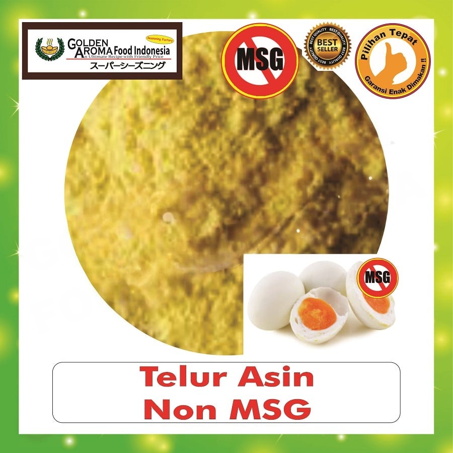 Bubuk Tabur Telur Asin Seasoning Powder Salted Egg Bumbu Masak Serbaguna Instan Sebaguna Halal