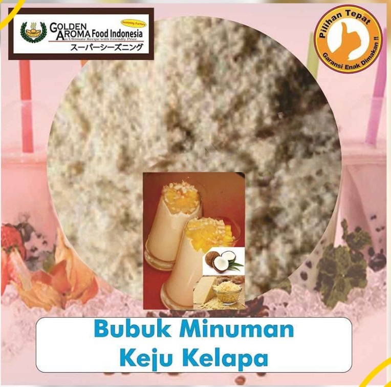 Bubuk Minuman Keju Kelapa Drink Powder Serbuk Instan Serbaguna Halal