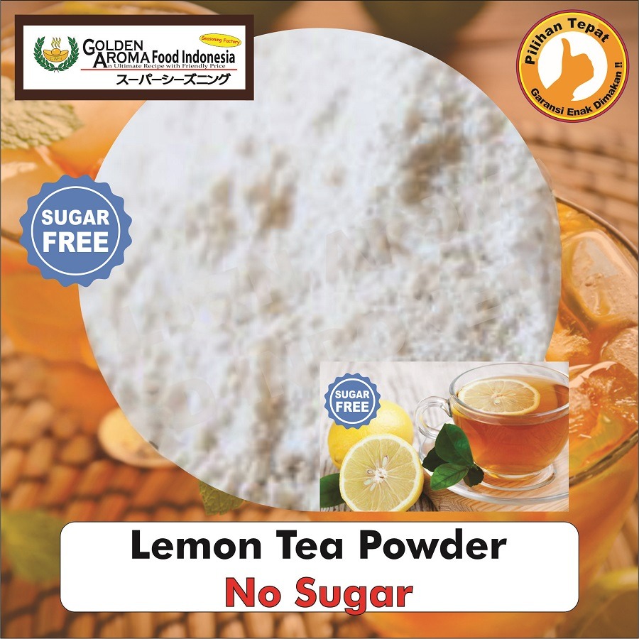 Bubuk Minuman Lemon Tea Powder Drink Serbuk Instan Teh Lemon Sebaguna Halal