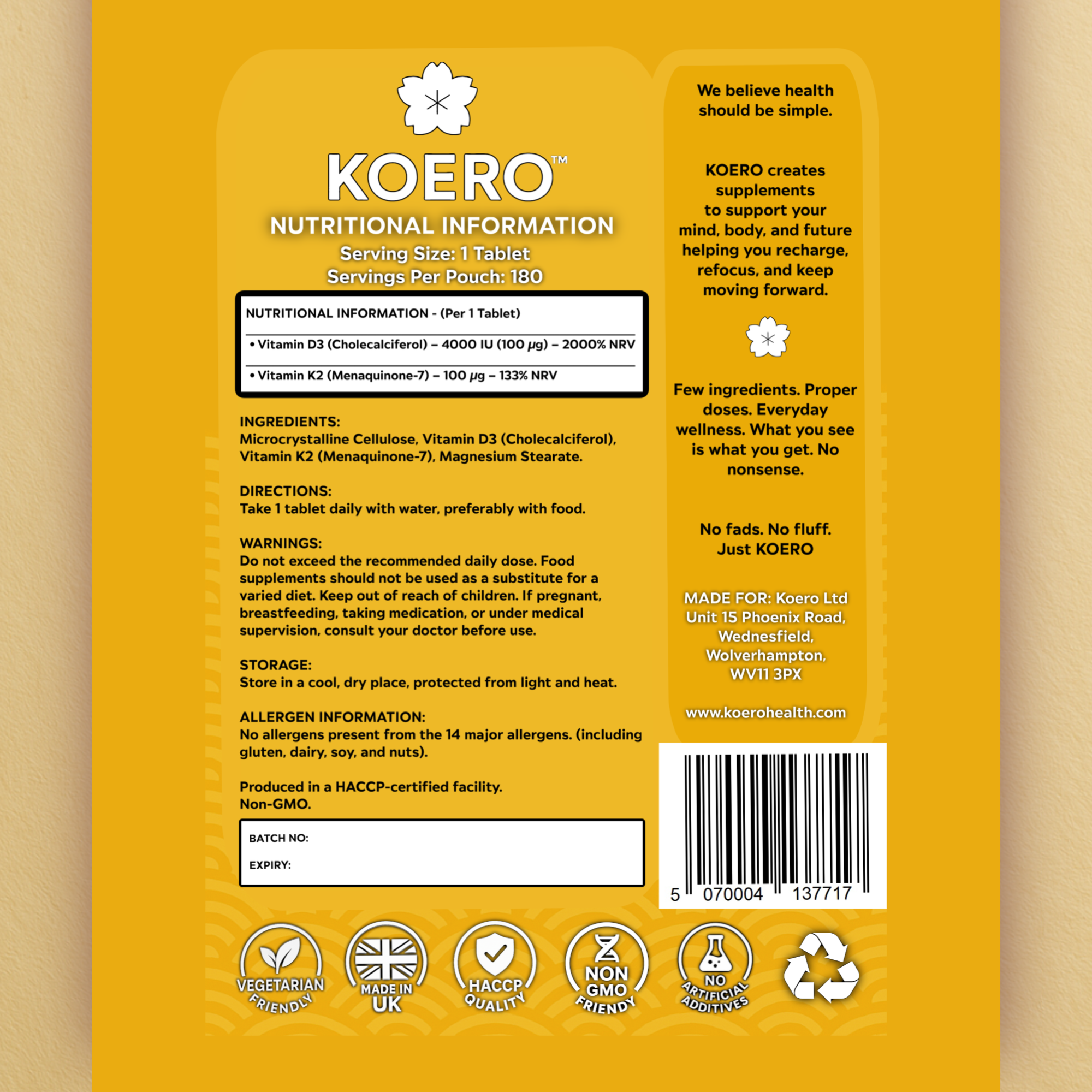 KOERO - ENERGY STACK