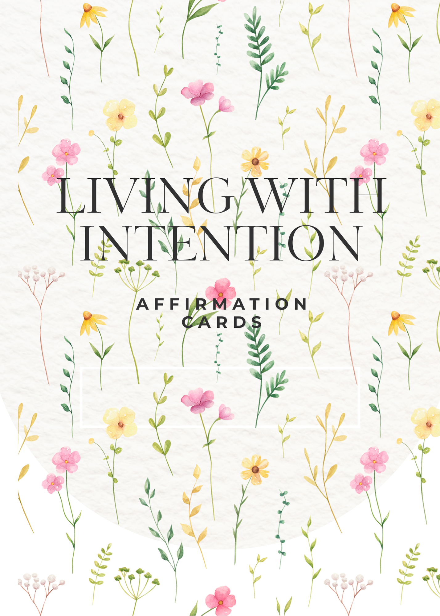 Living With Intention Affirmation Cards