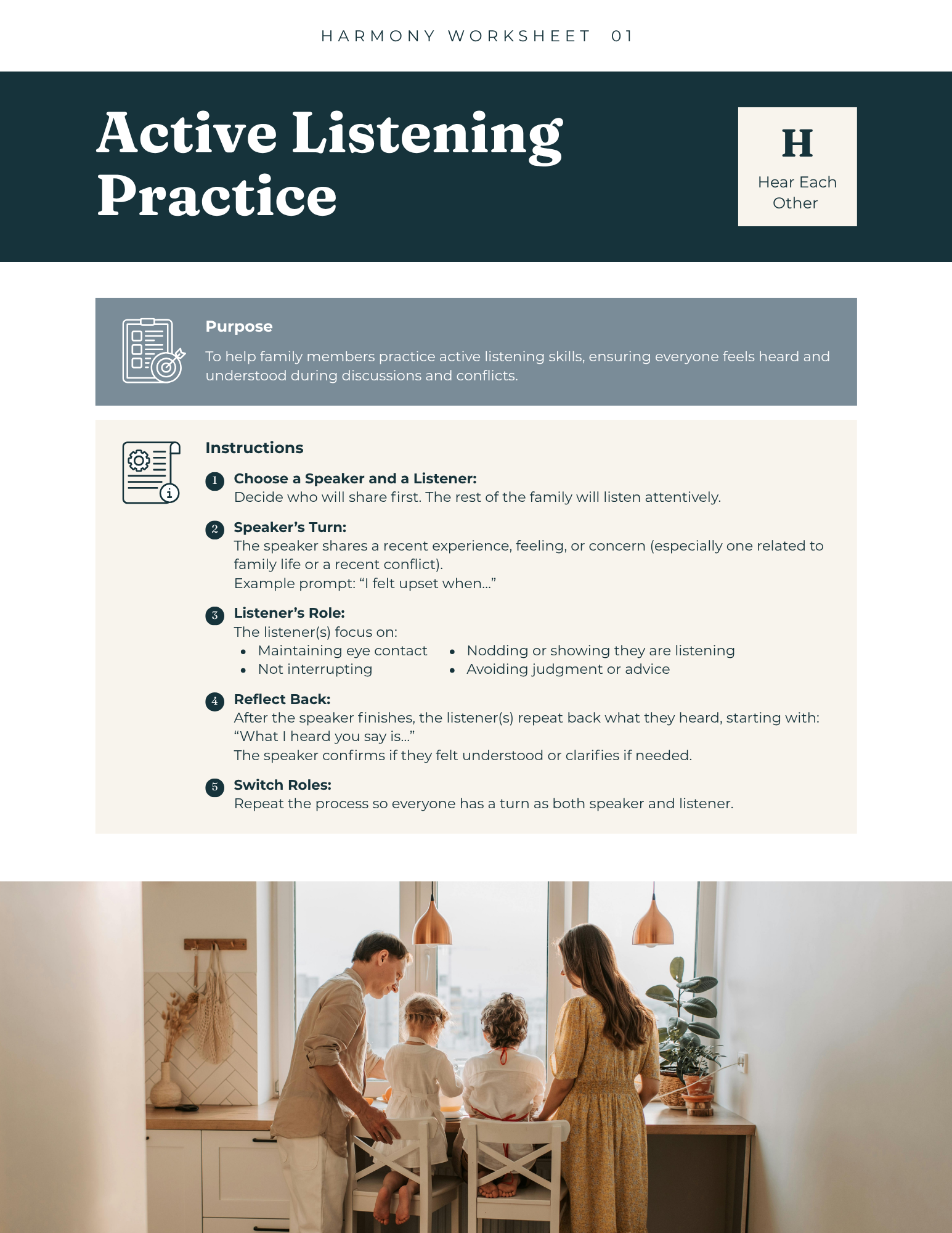 Family Therapy Conflict Resolution