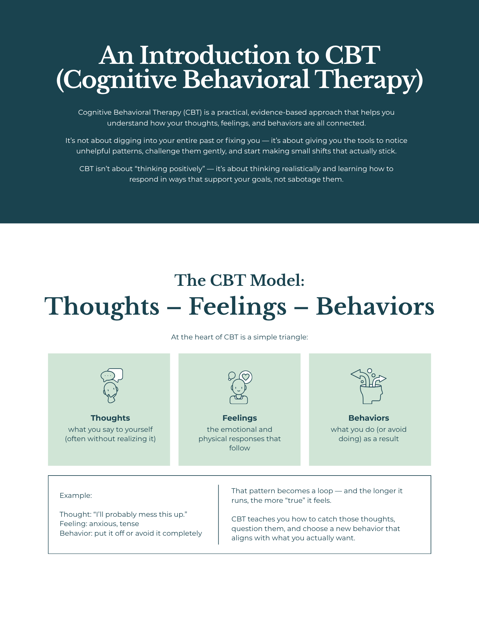 CBT Workbook & Guide