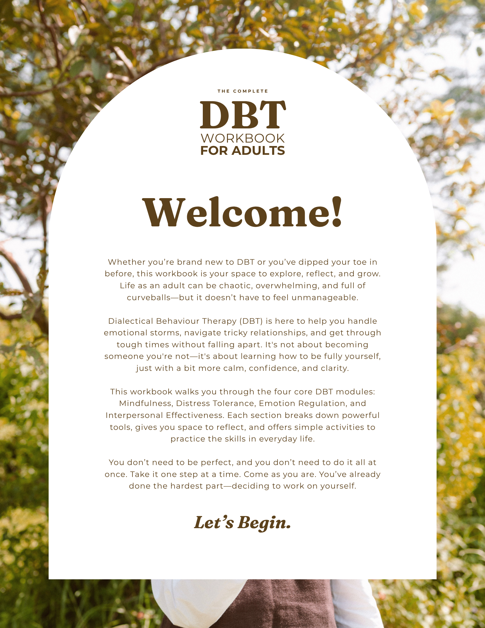 DBT Workbook for Adults