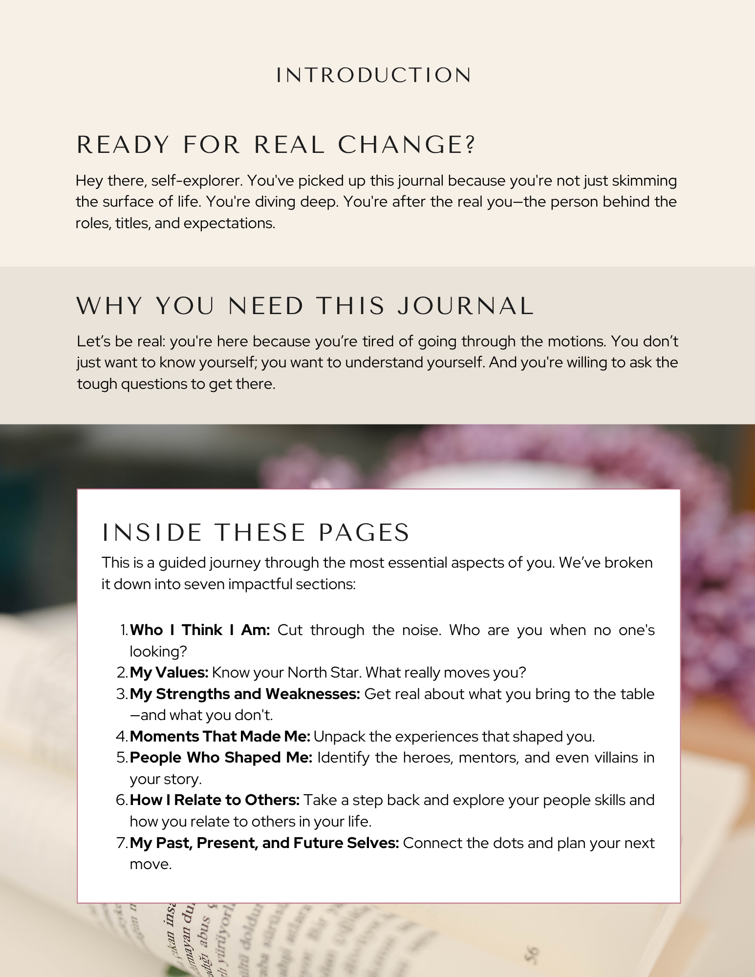 Who Am I Journal