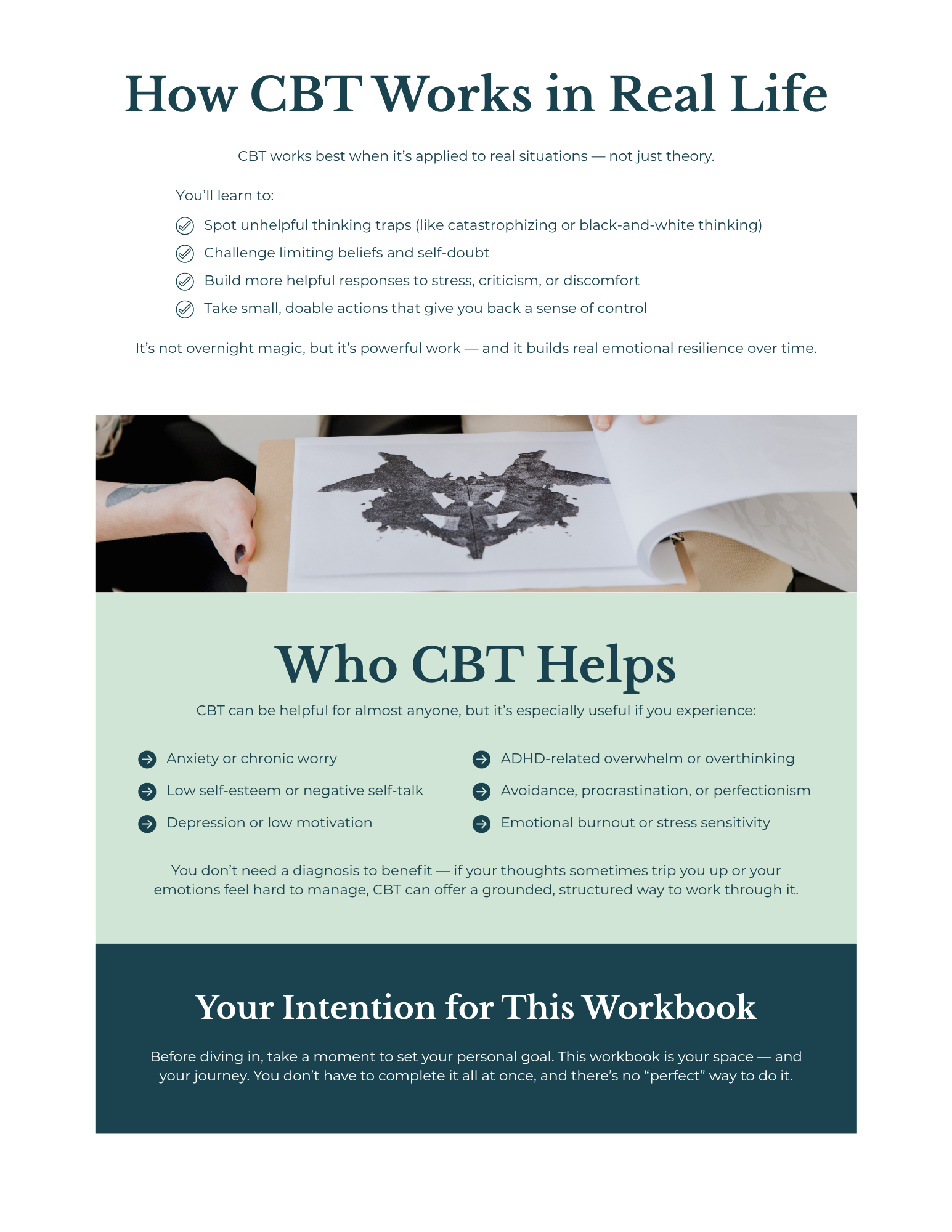 CBT Workbook & Guide