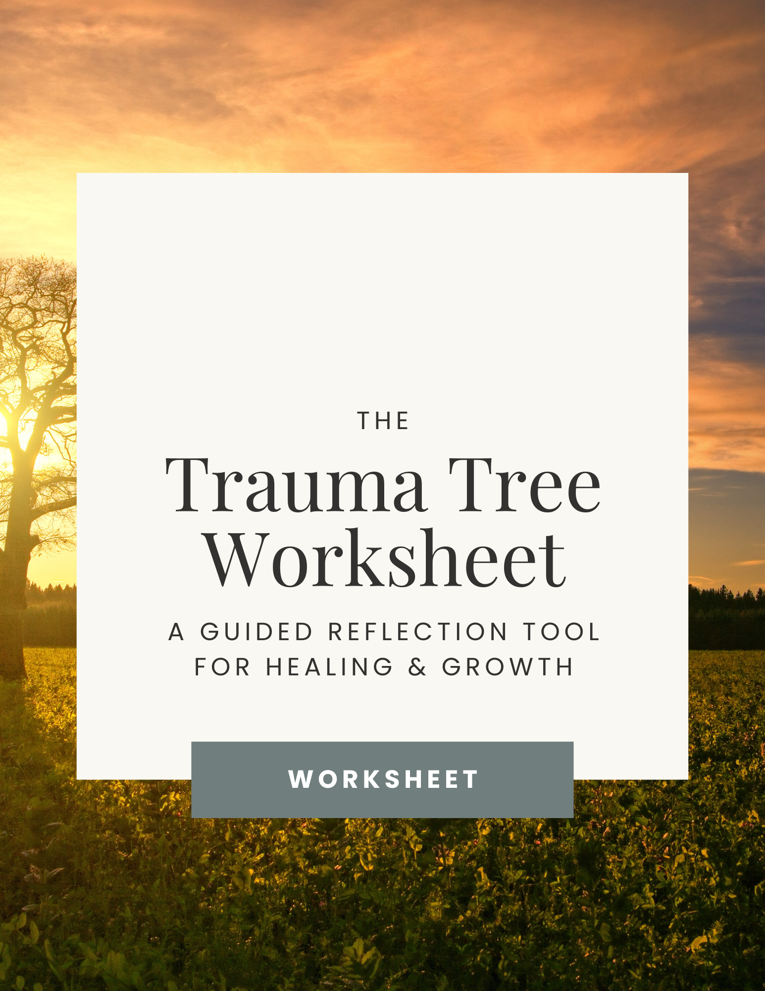 Trauma Tree Worksheet