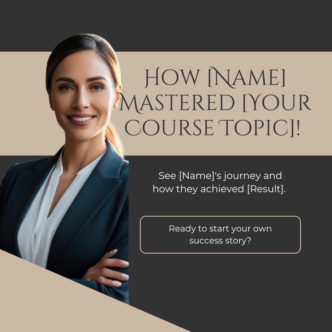 Course Creator Social Media Post 