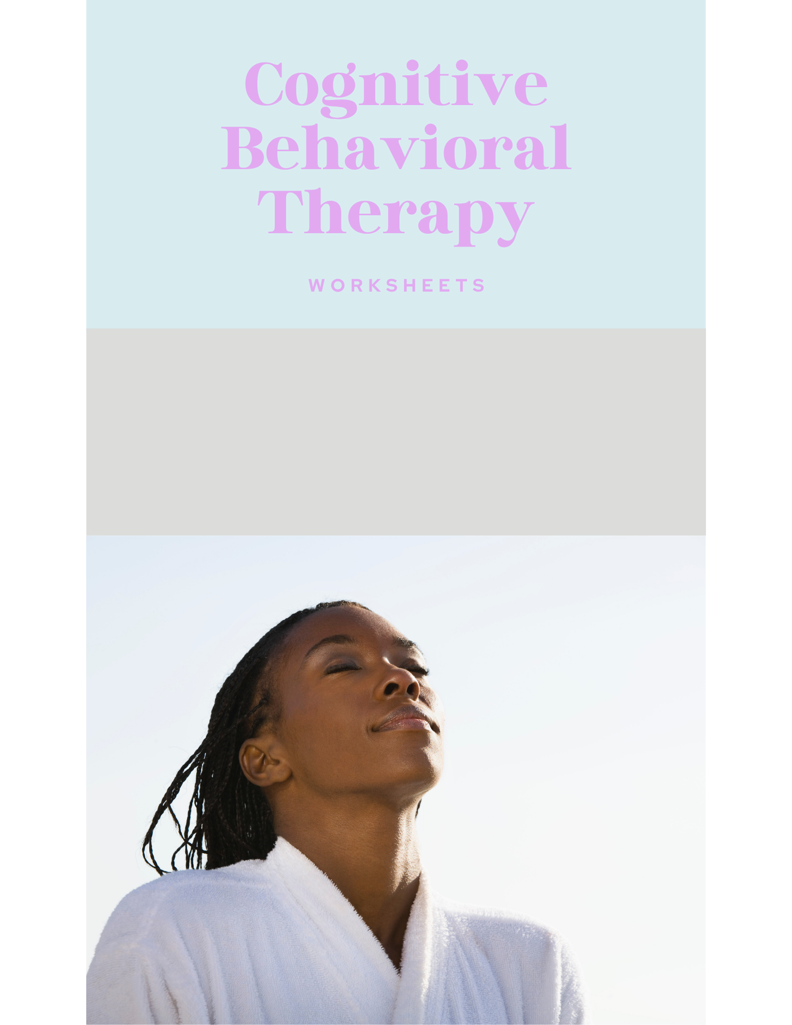 Cognitive Behavioral Therapy Worksheets
