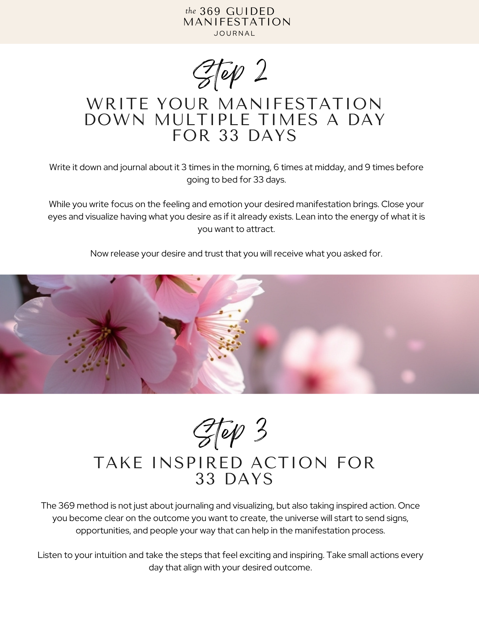Guided Manifestation Journal