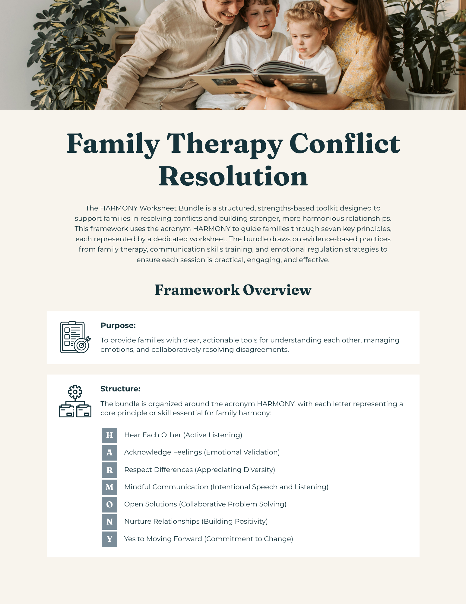 Family Therapy Conflict Resolution