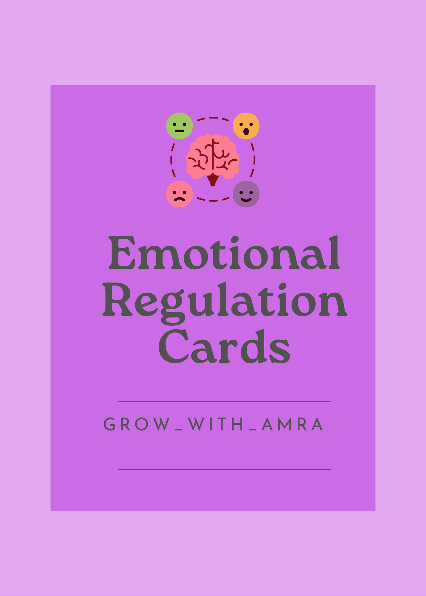 Emotional Regulation Cards