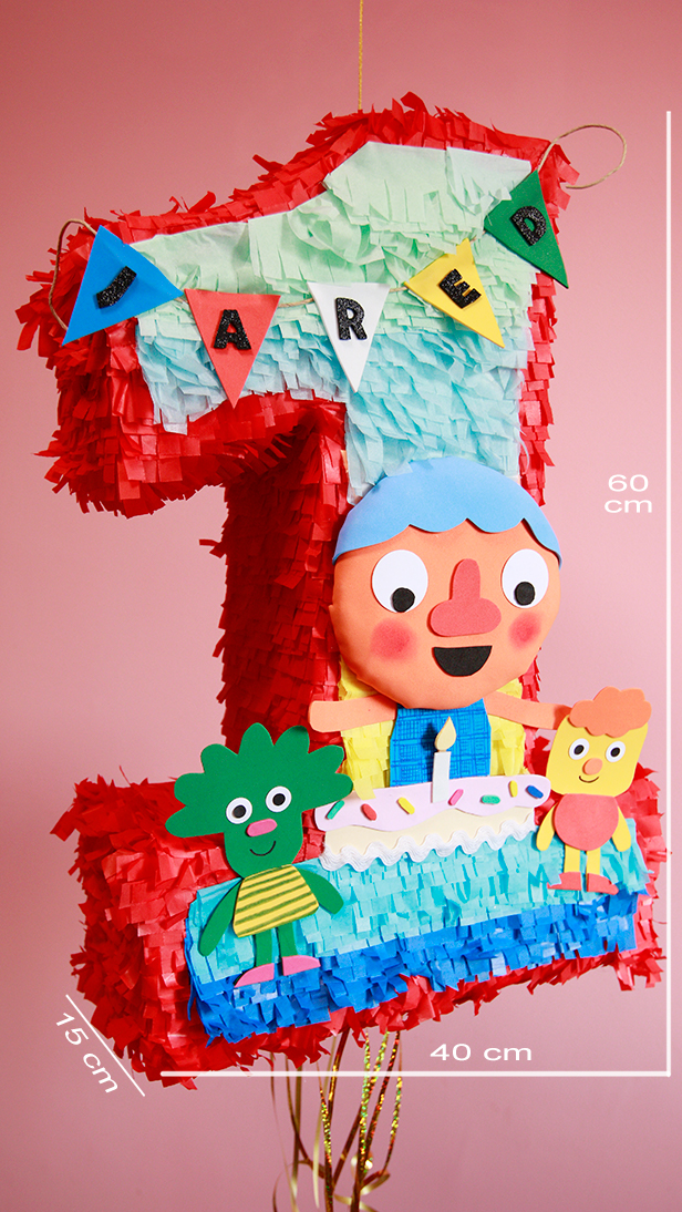 Piñata de número