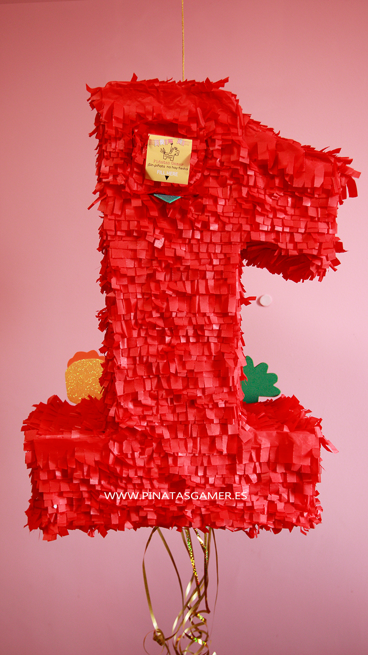 Piñata de número