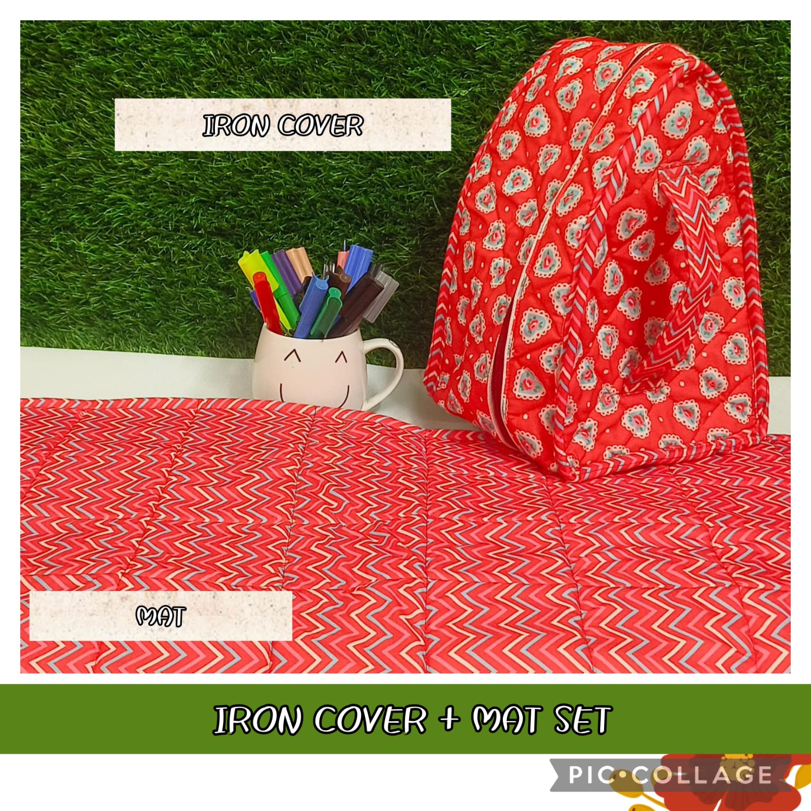 Iron Cover and Mat Set CODE F8