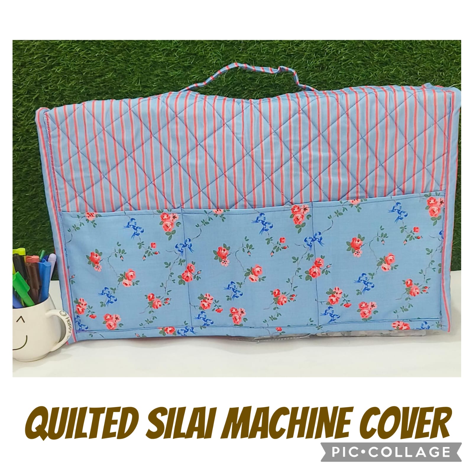 Quilted Sewing Machine Cover Q02