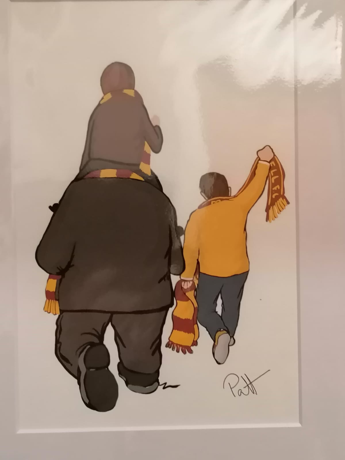 Walk to to the game 