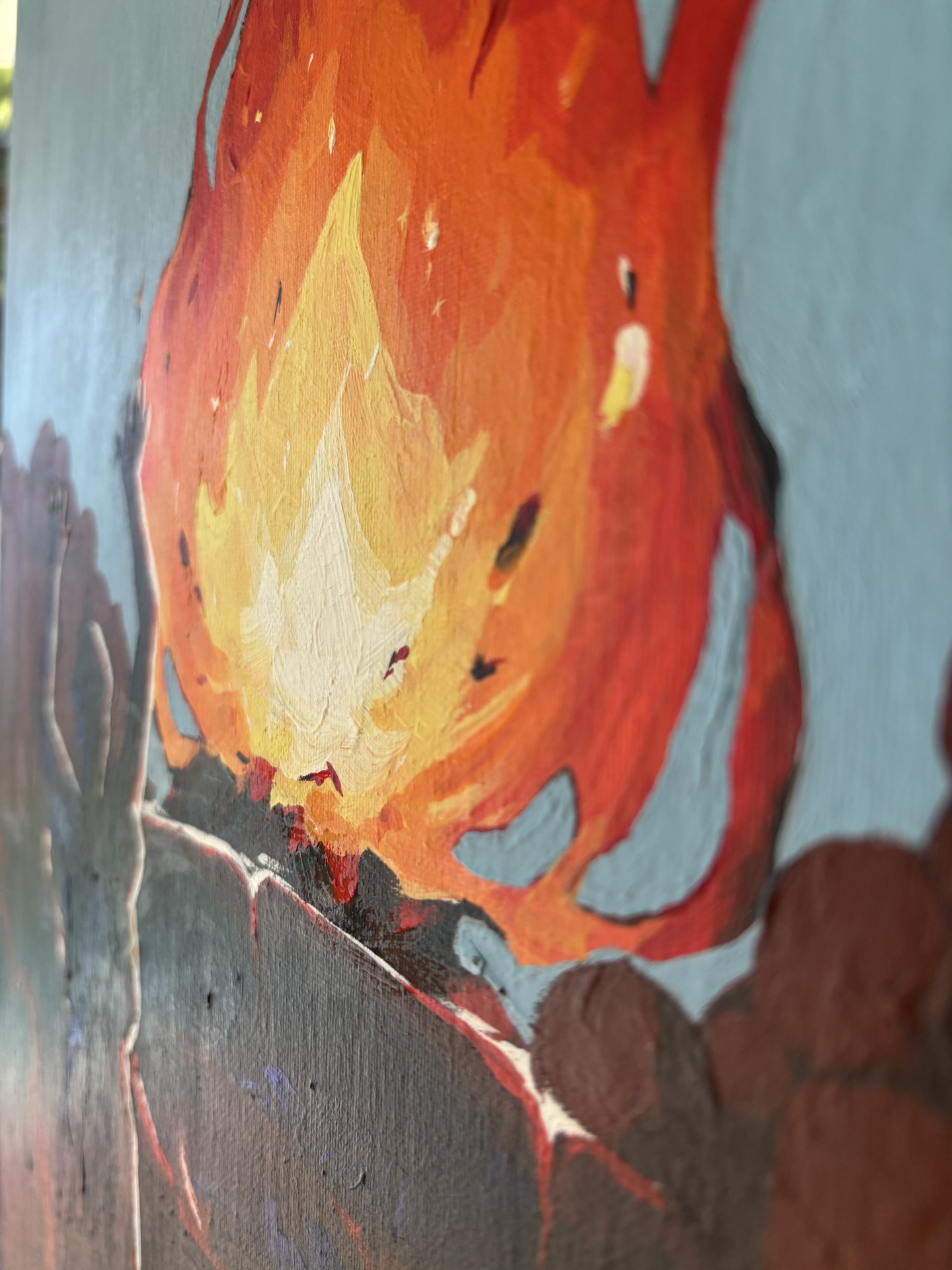 "1 Kings 18:38" Original Painting