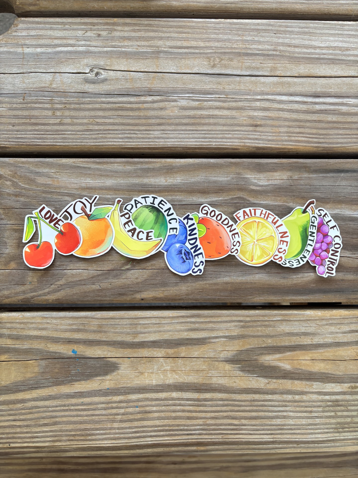 "Fruit of the Spirit" Sticker Pack