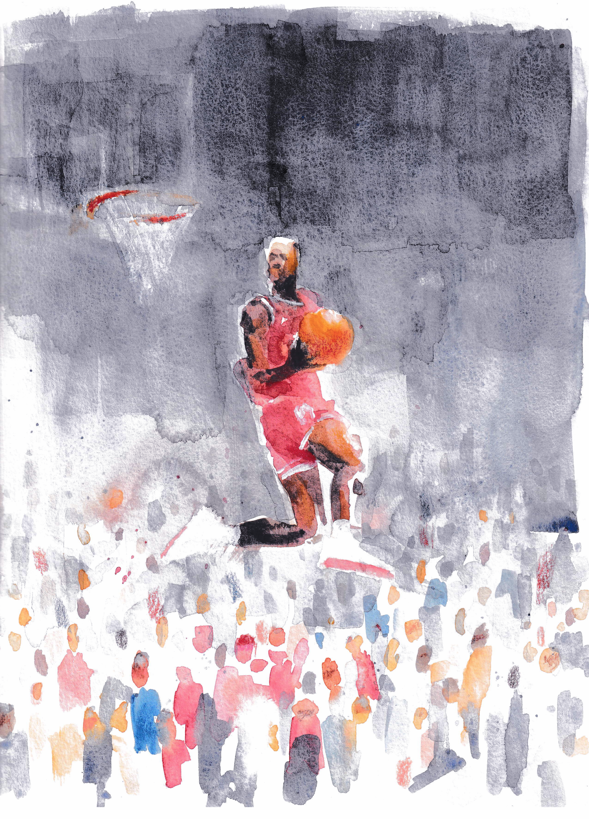 MJ Watercolor Print