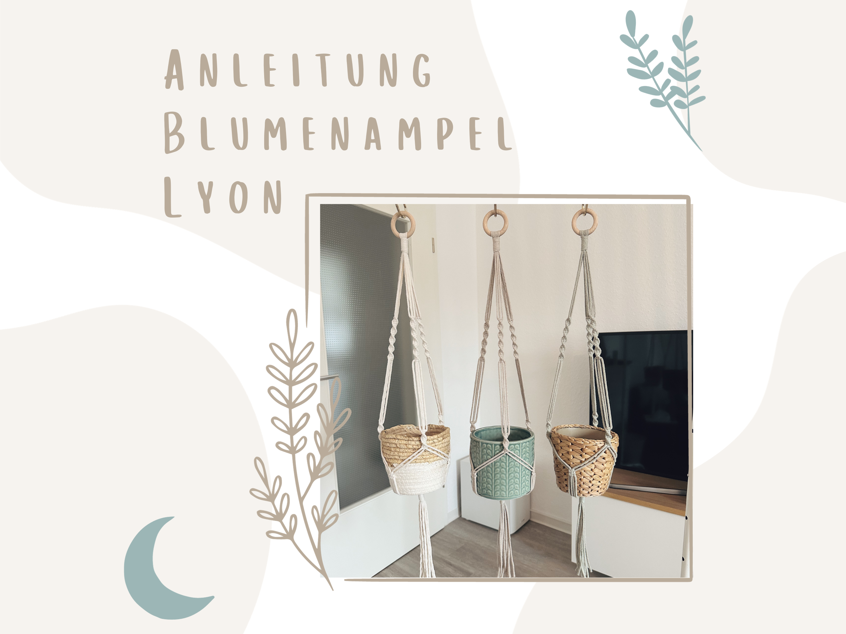 Anleitung Blumenampel