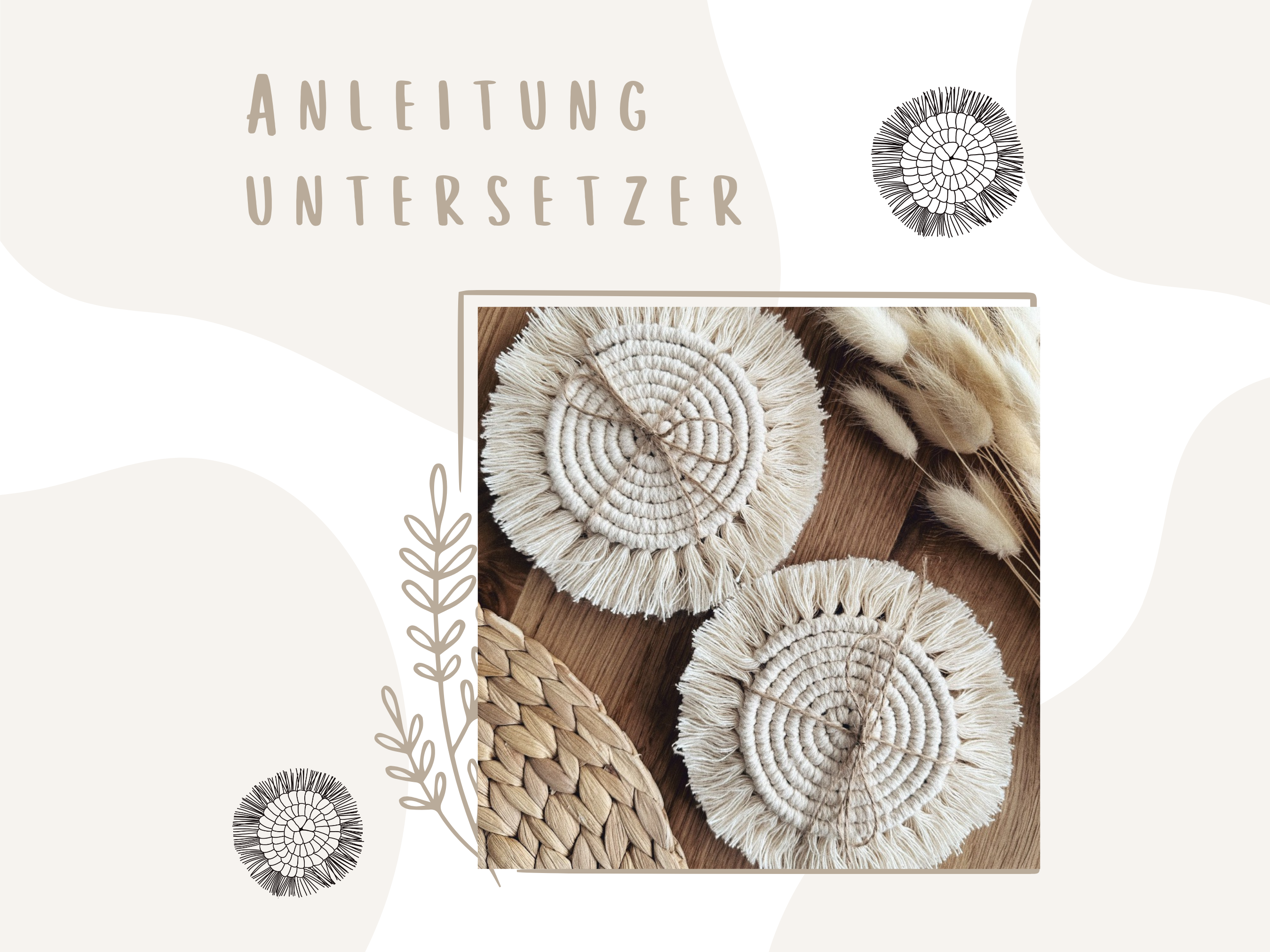 Anleitung Untersetzer
