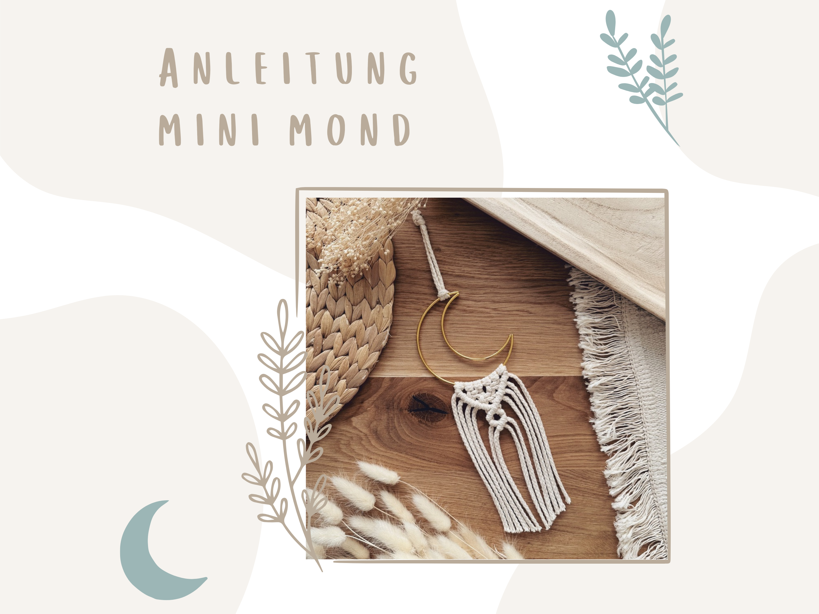 Anleitung Mini Mond