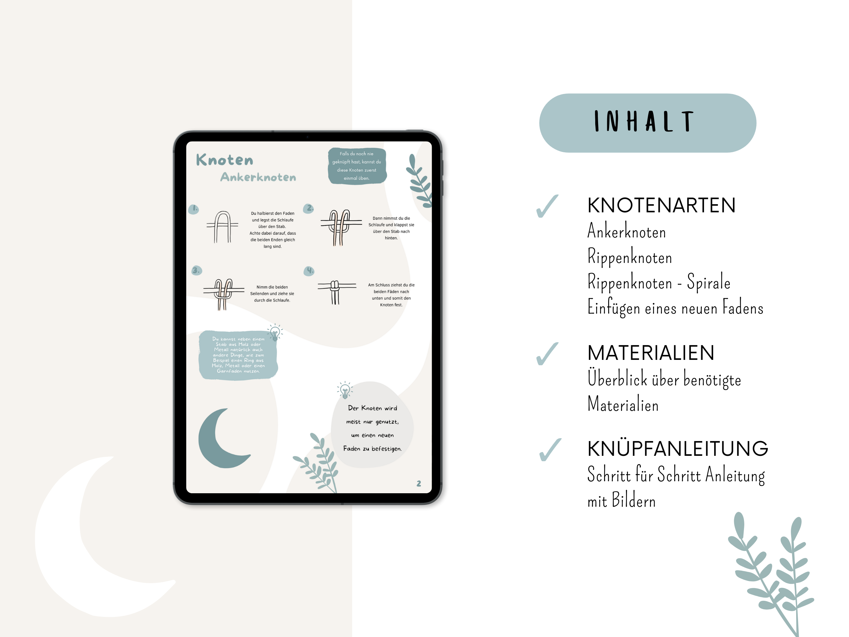 Anleitung Untersetzer