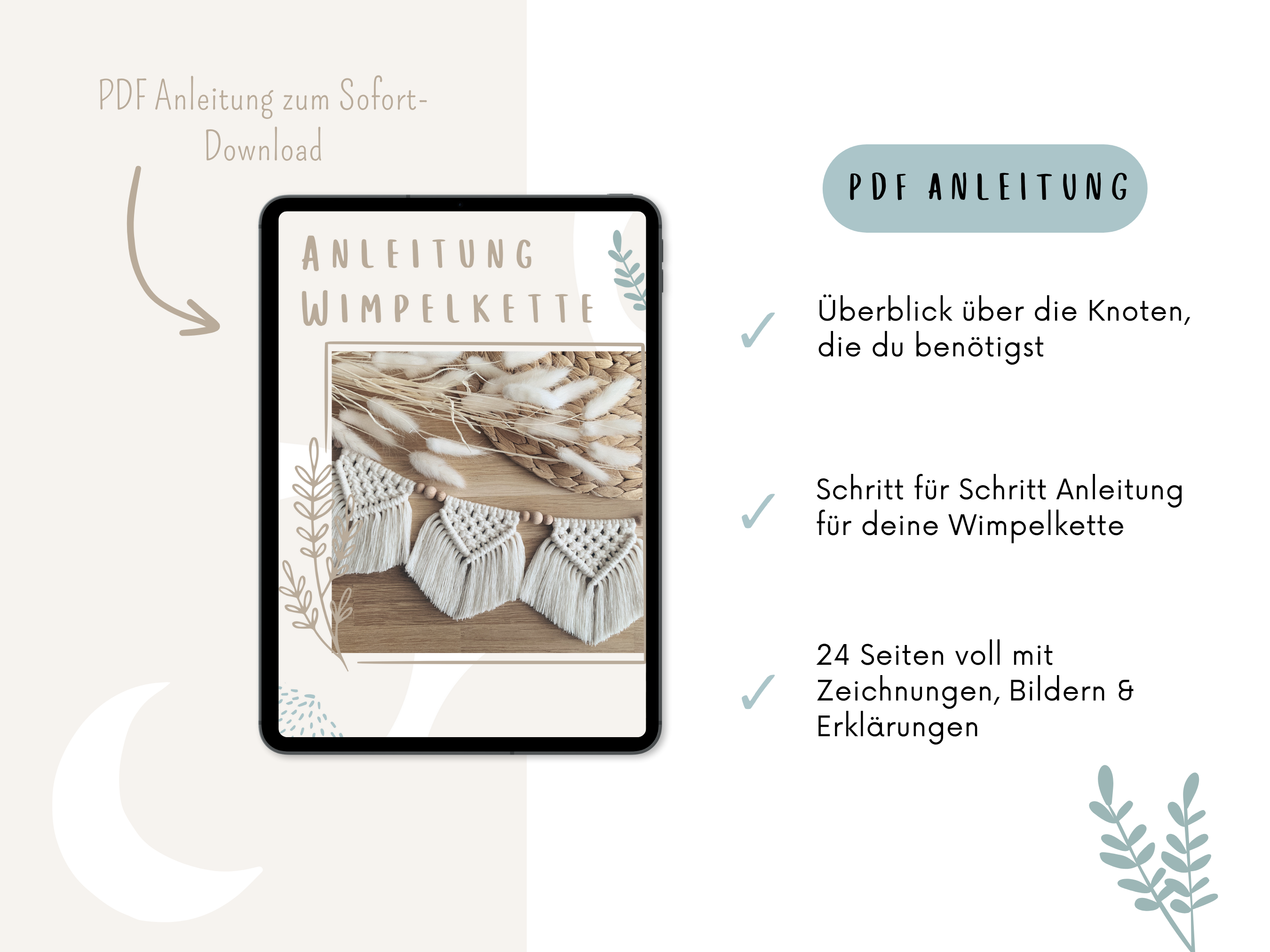 Anleitung Wimpelkette