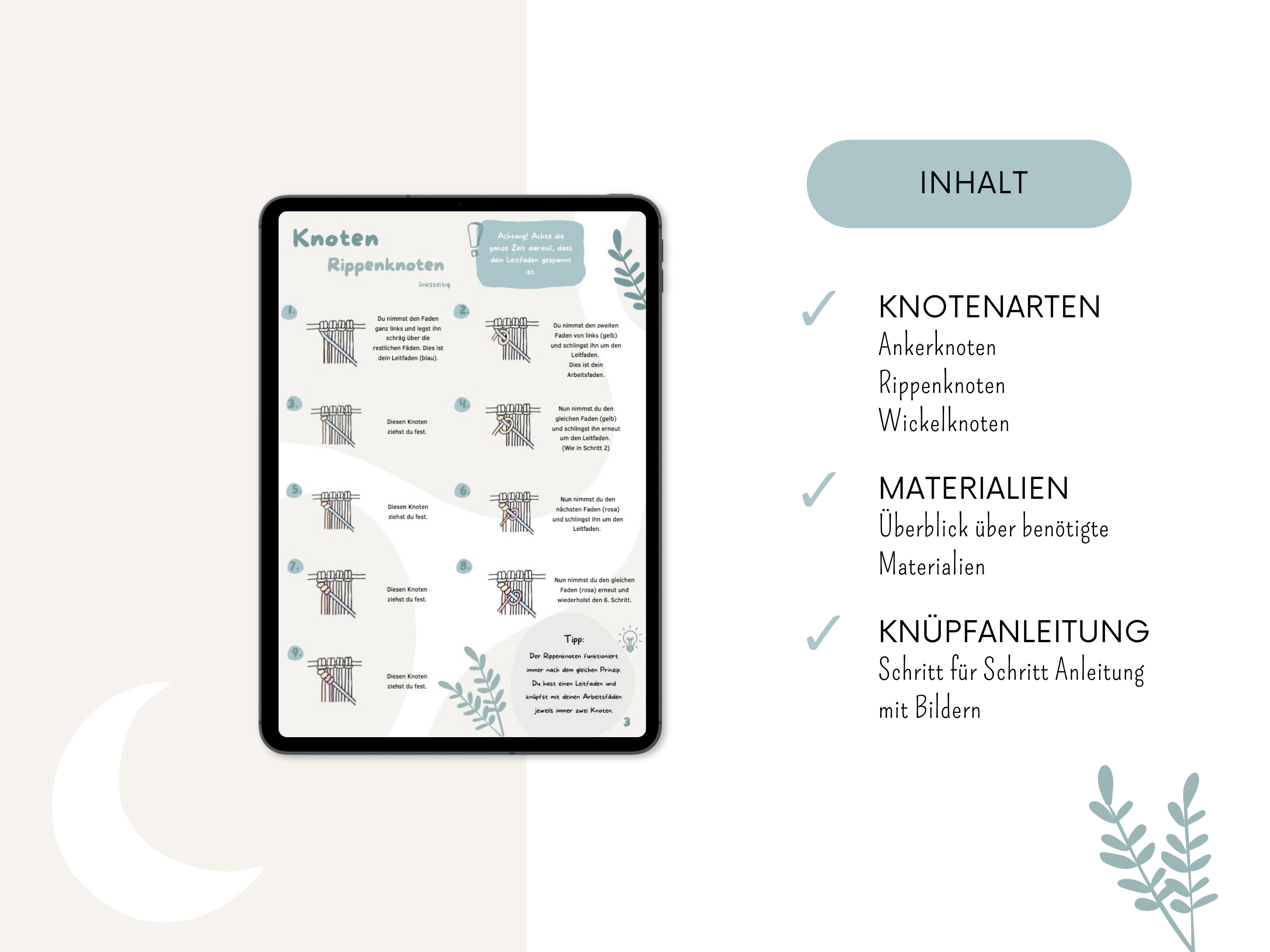 Anleitung Anhänger mit Perle