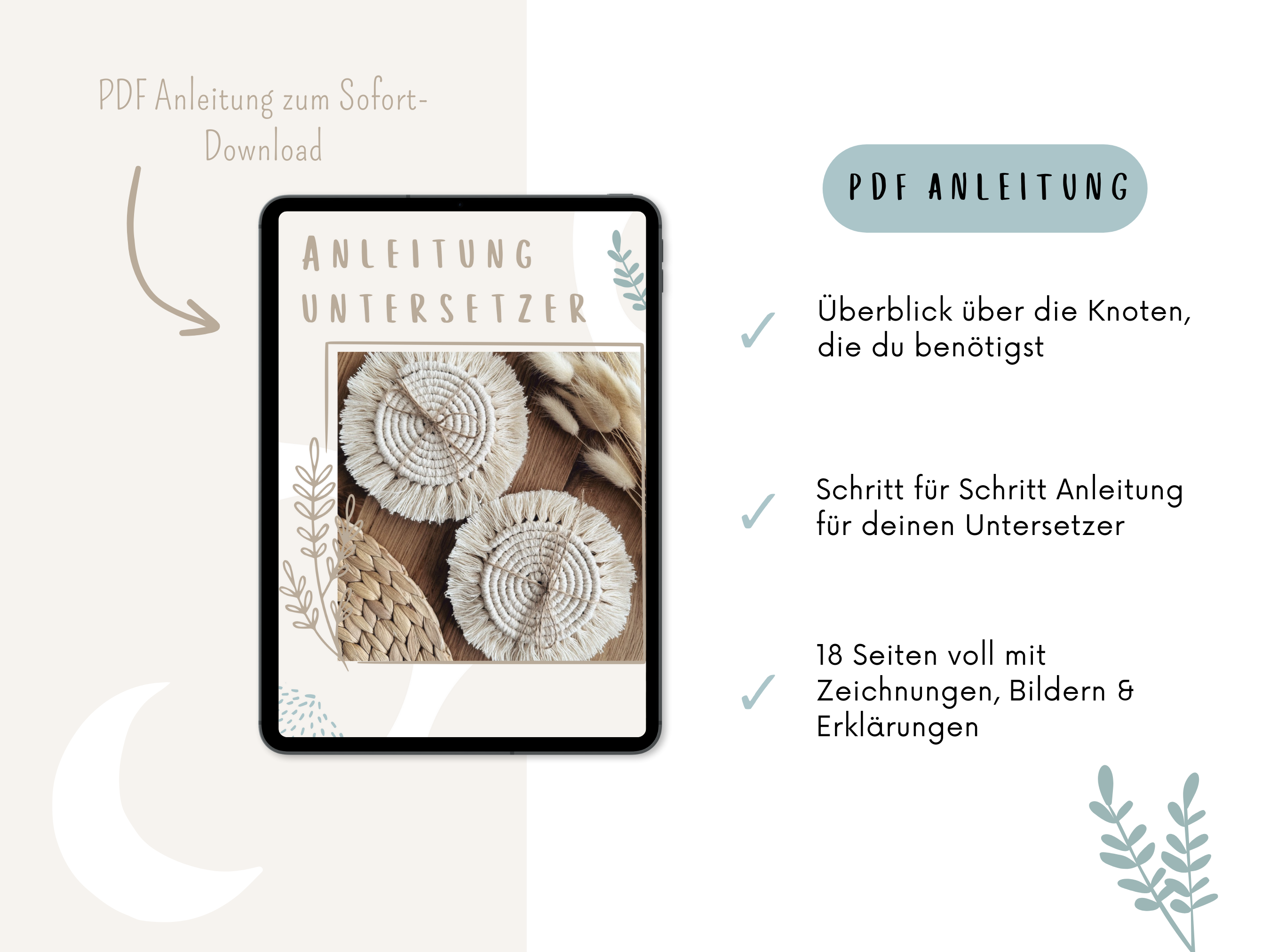 Anleitung Untersetzer