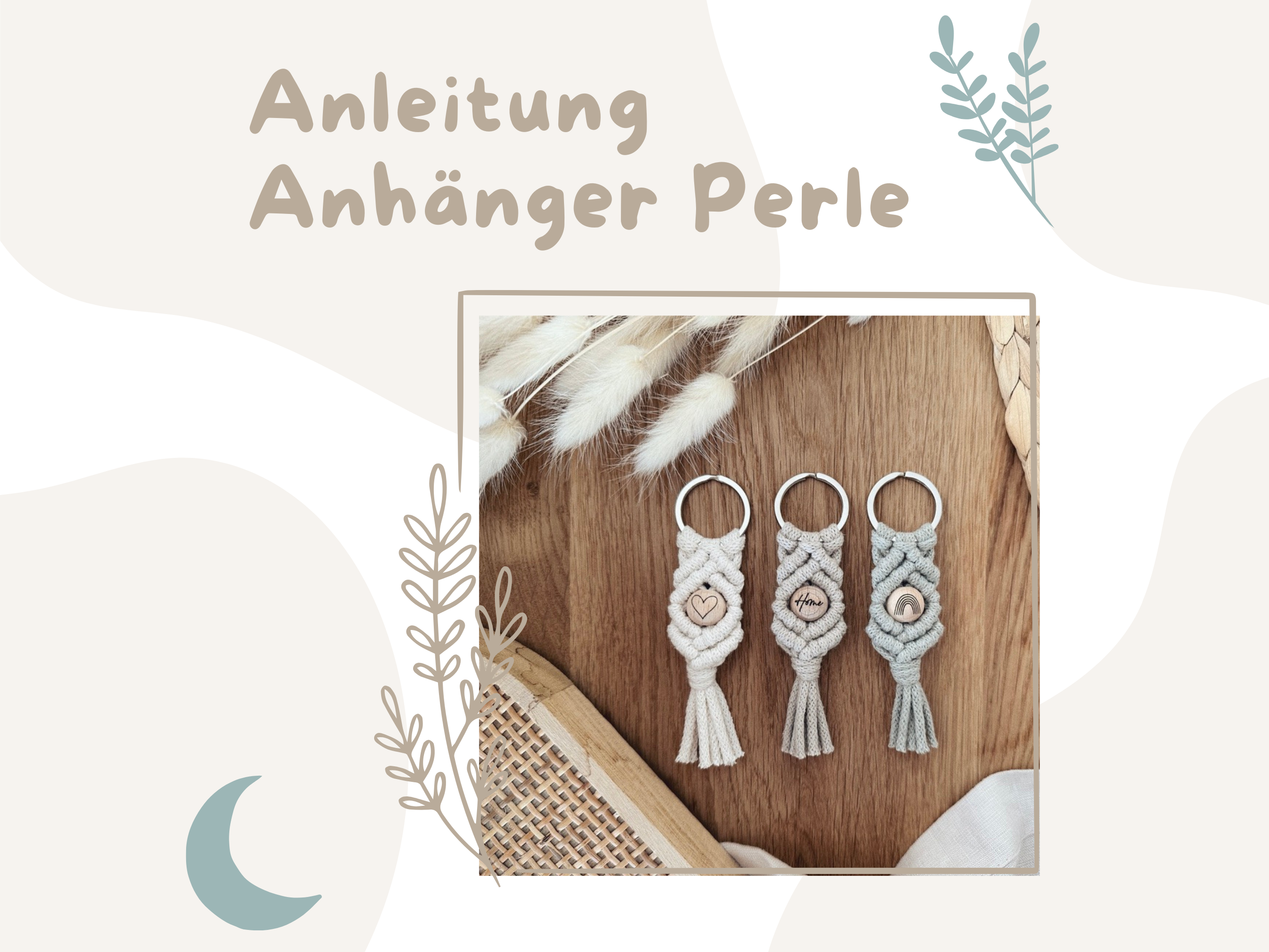Anleitung Anhänger mit Perle