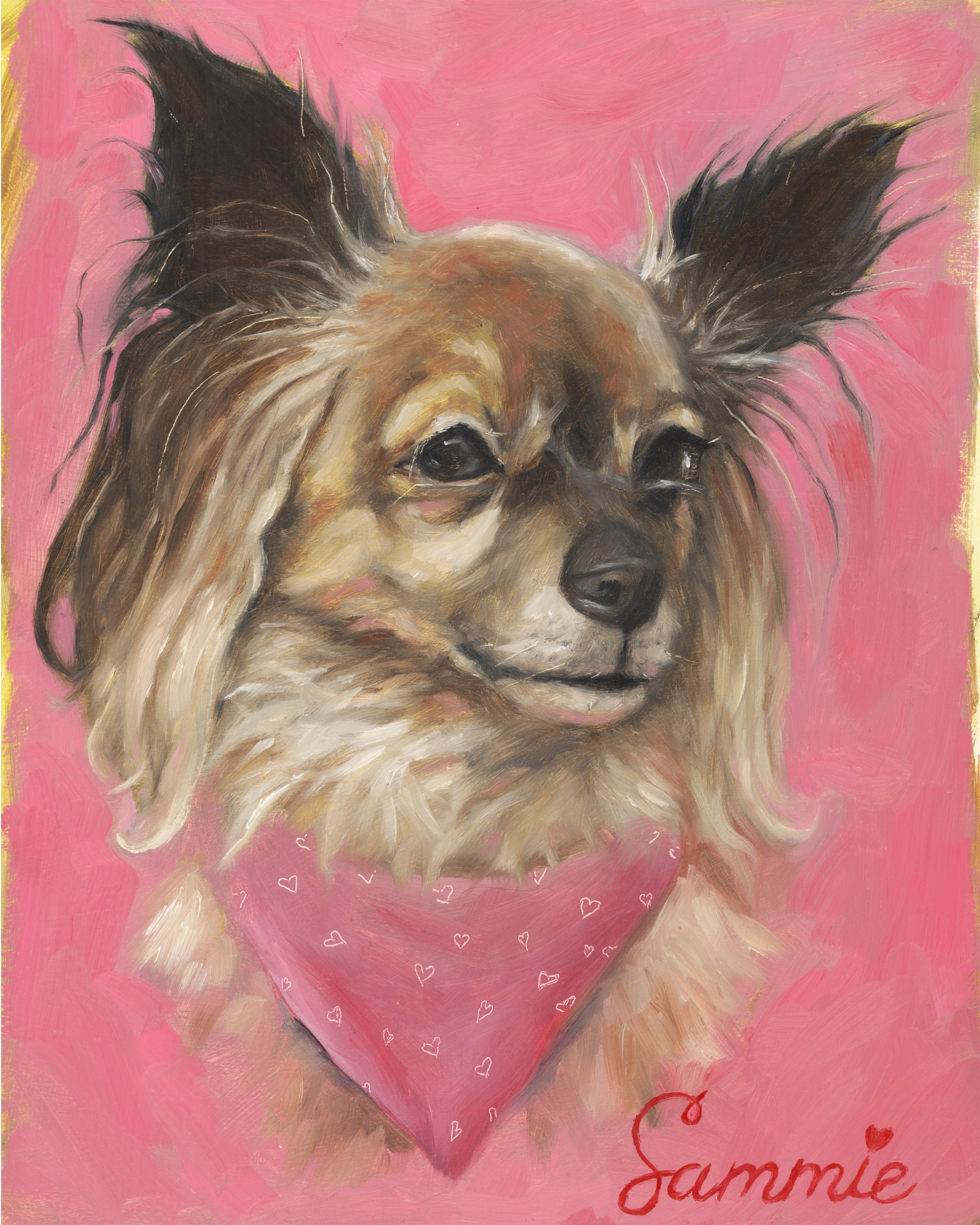 Pet Portrait Commission Size Chart