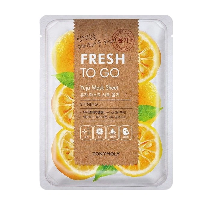 Tonymoly Fresh To Go Yuja Sheet Mask