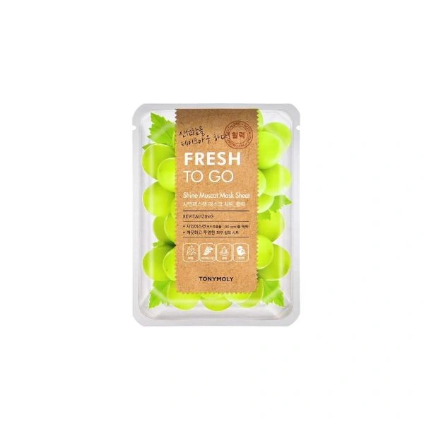 Tonymoly Fresh To Go Shine Muscat Sheet Mask