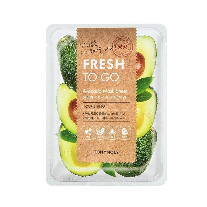 Tony Moly Fresh To Go Avocado Mask Sheet Nourishing