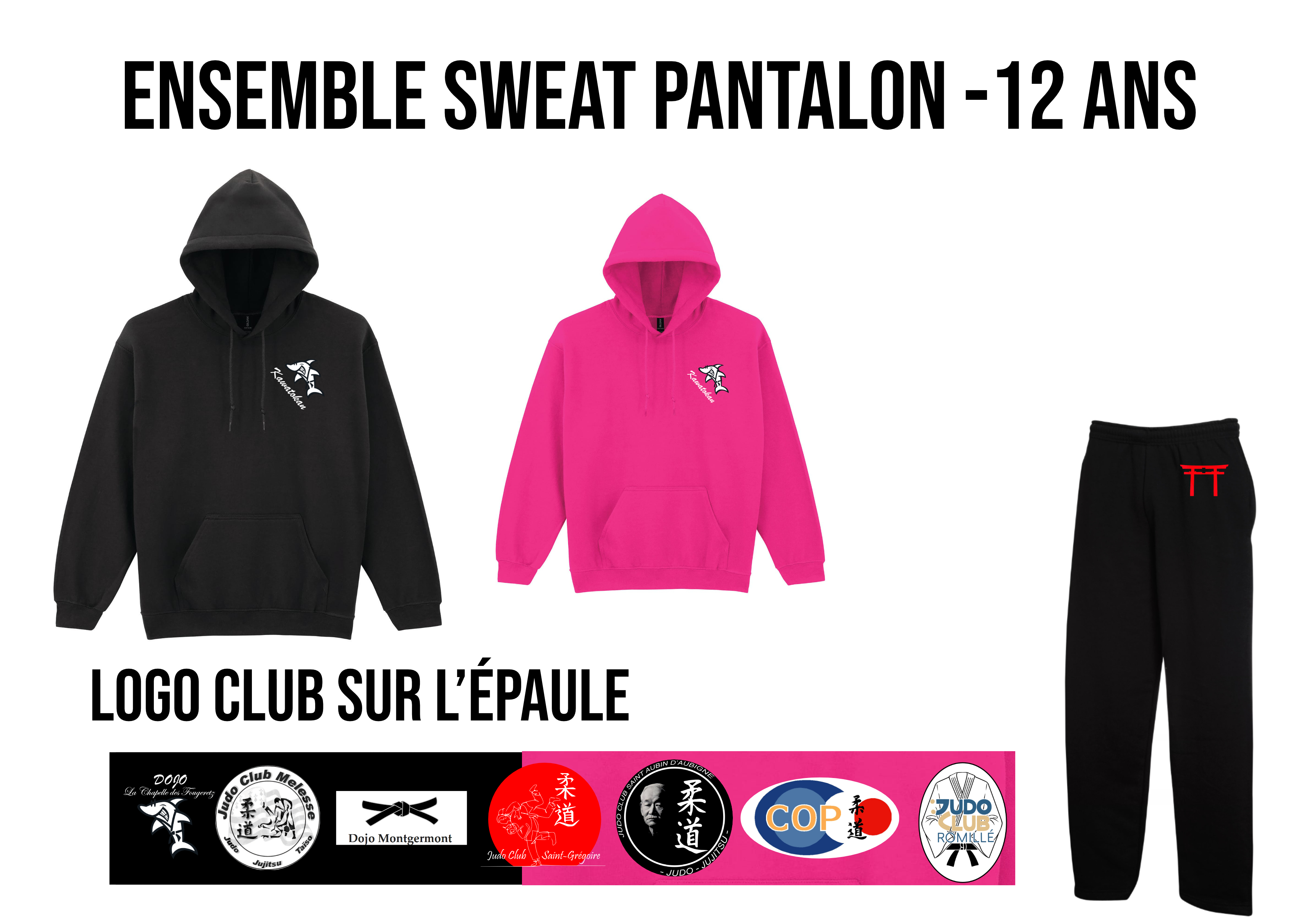 Ensemble Sweat Pantalon Enfant -12 ans