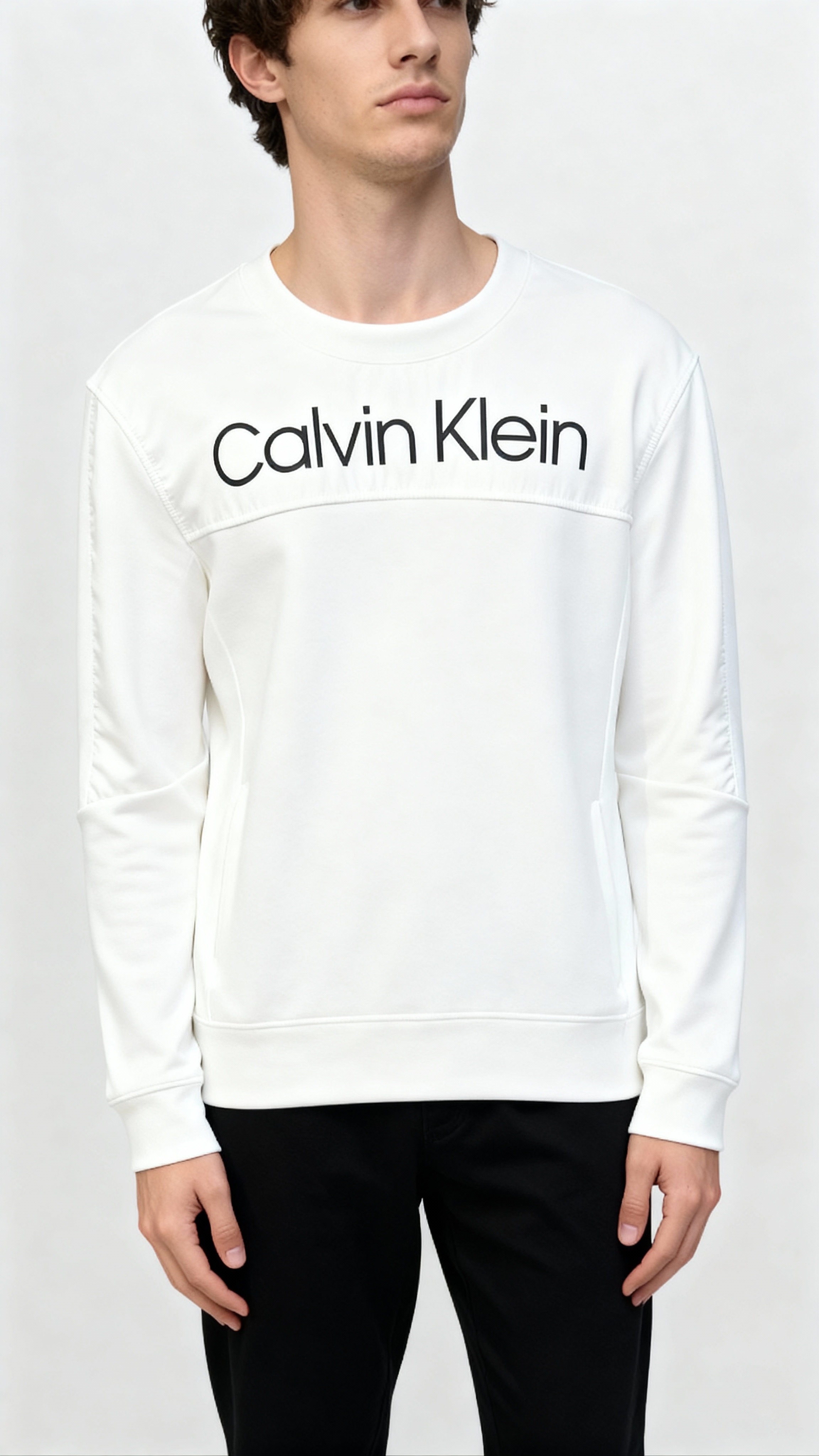 Calvin Klein White Sweatshirt