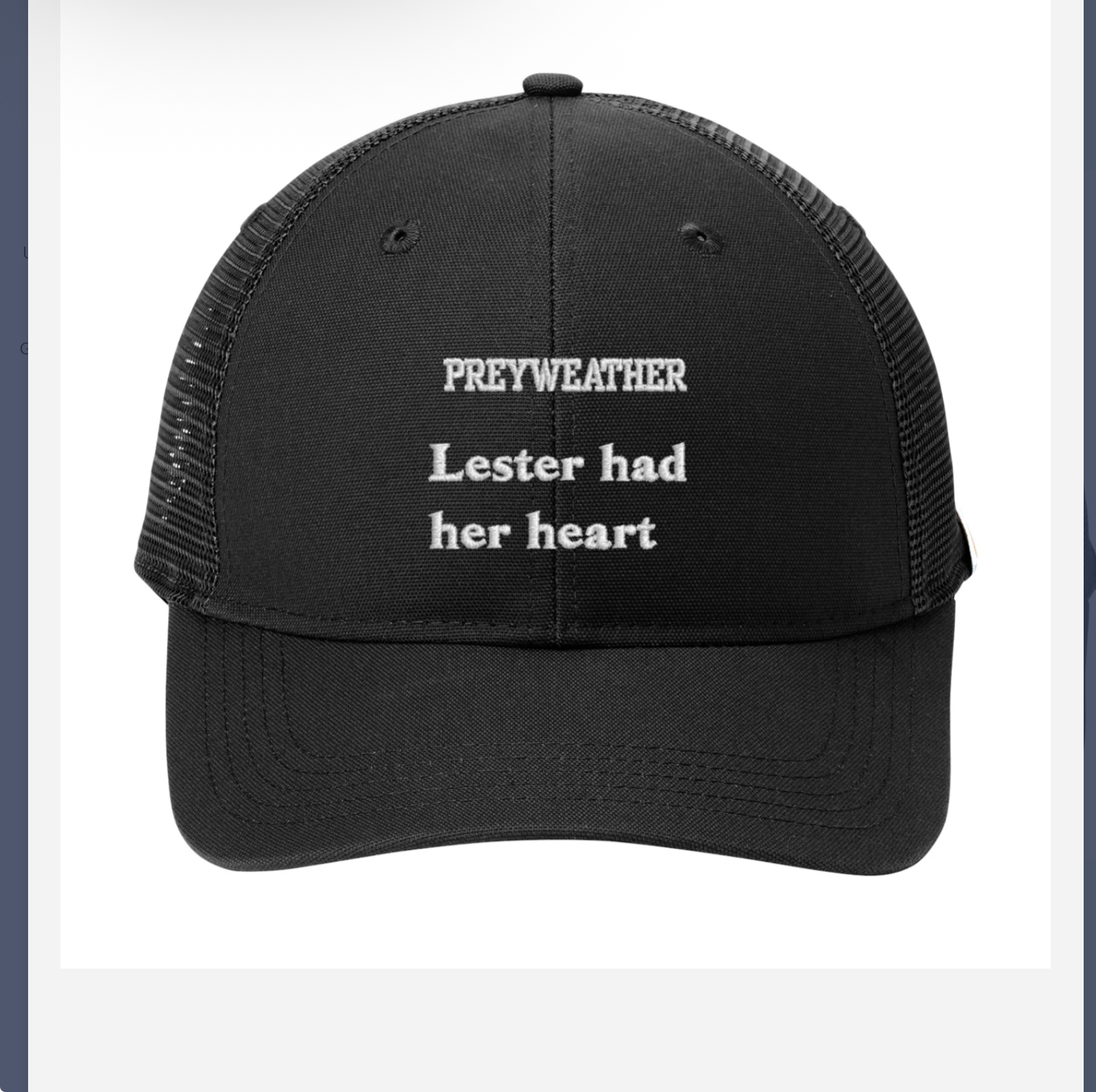 Preyweather x Carhartt’ ‘Her heart’ hat