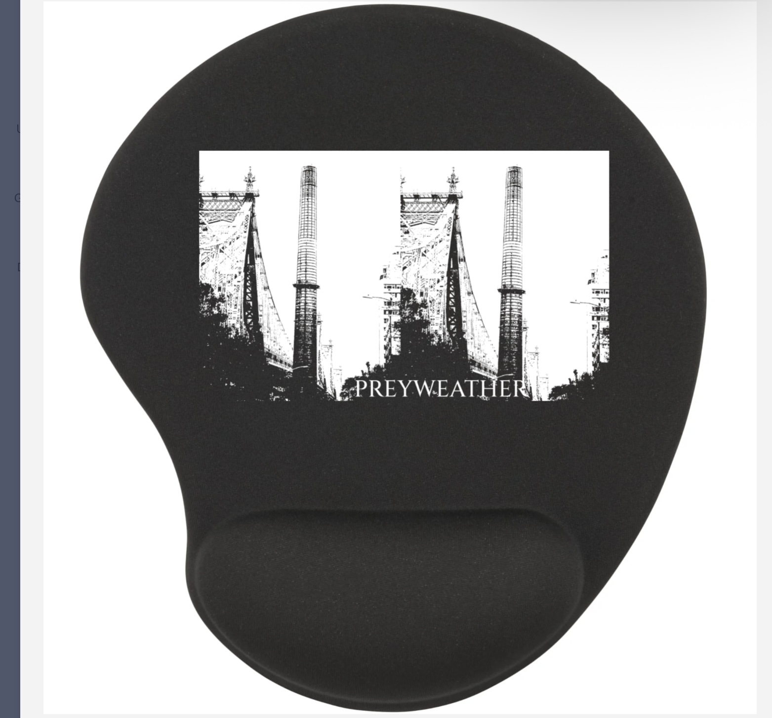 Gel mouse pad jersey Preyweather 