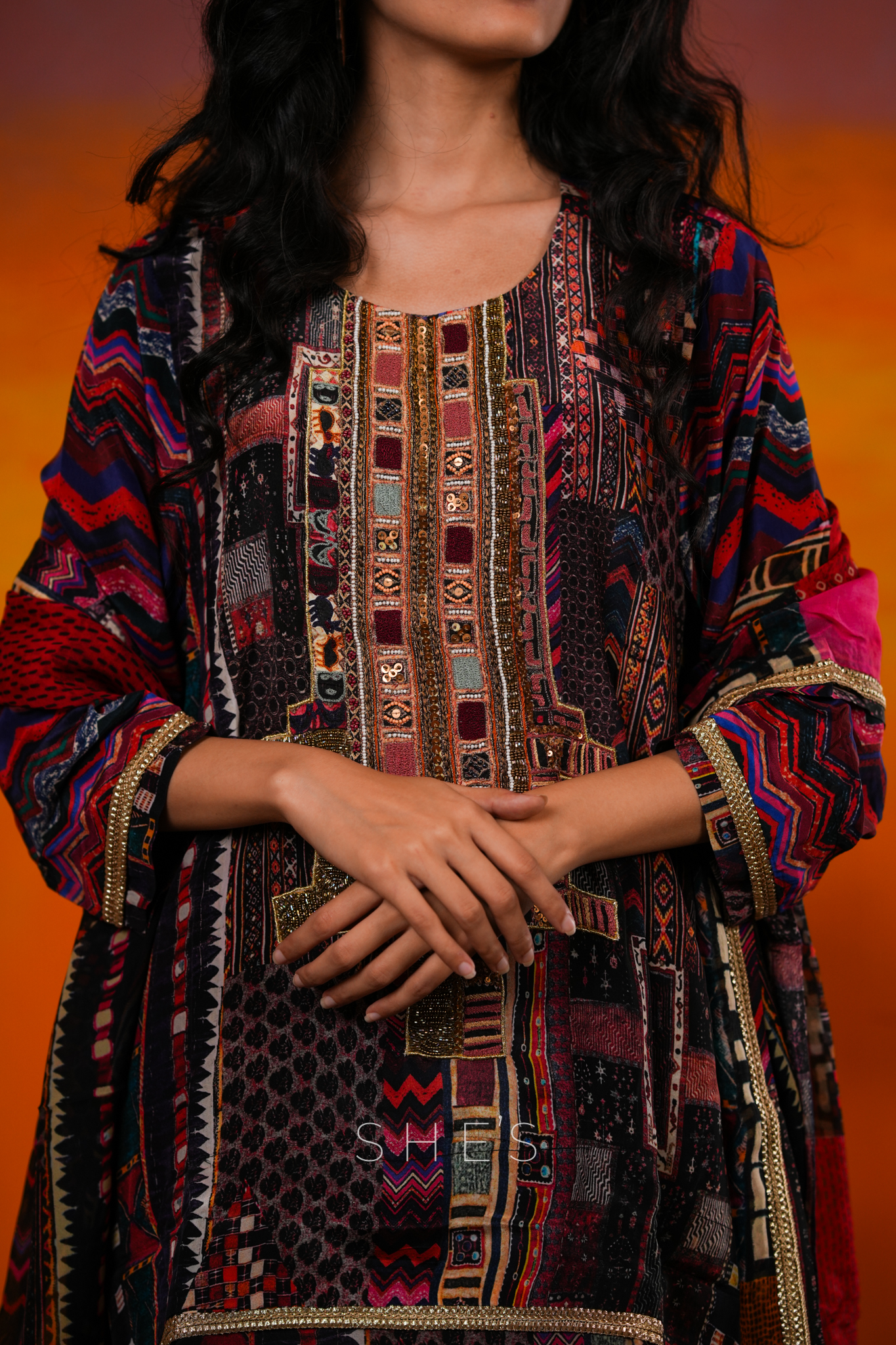 Bohemian Printed Dress
