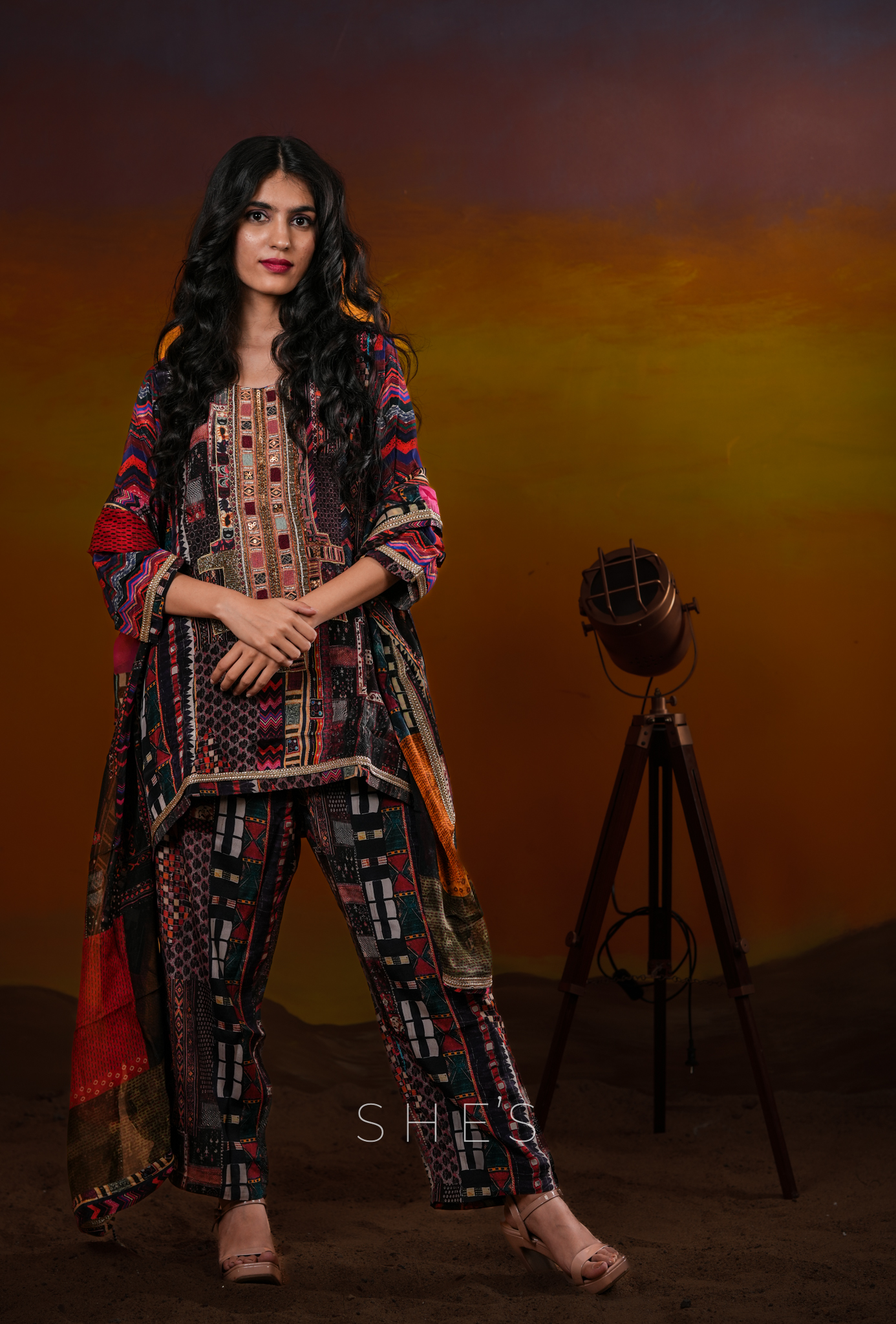 Bohemian Printed Dress