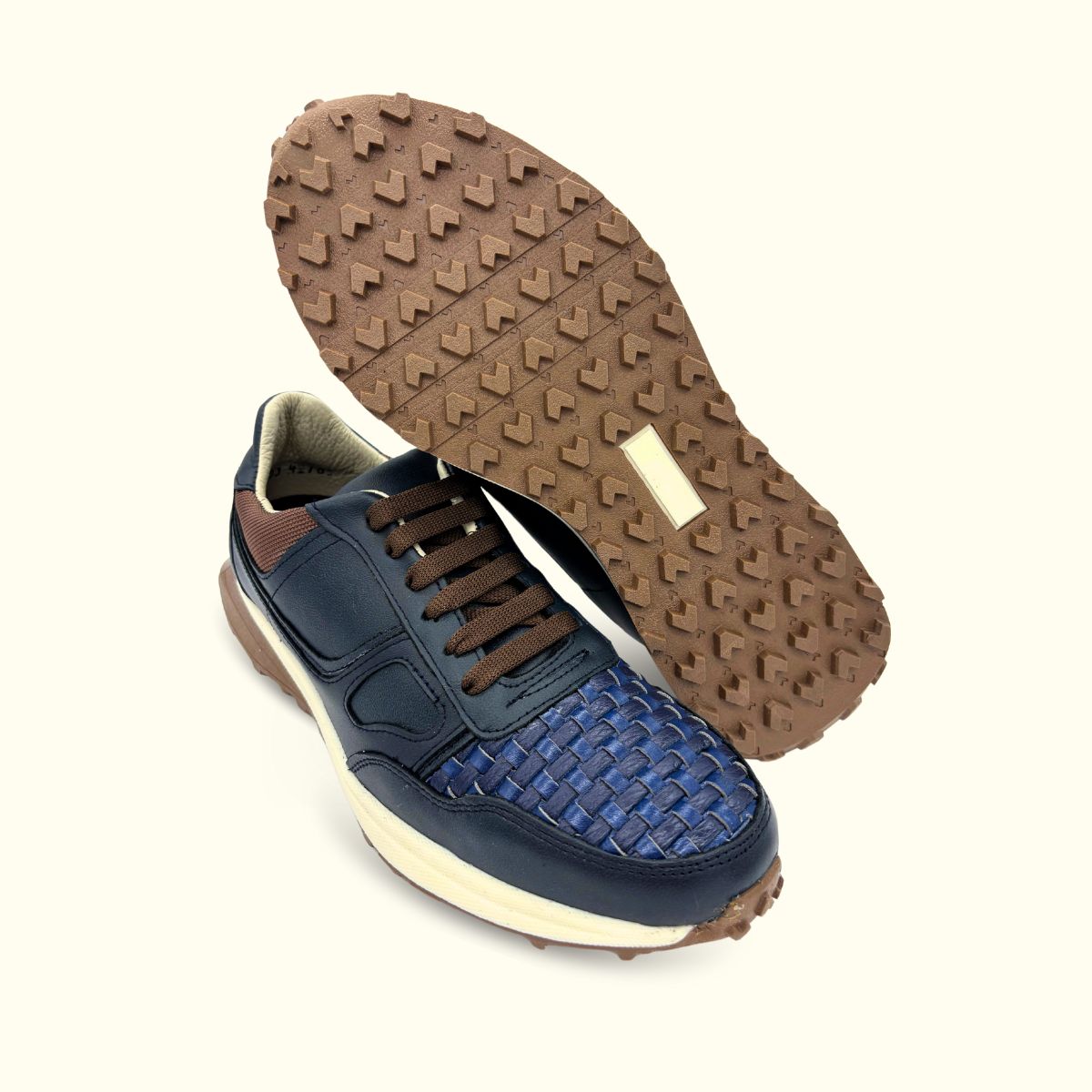 Tenis Tejido Azul