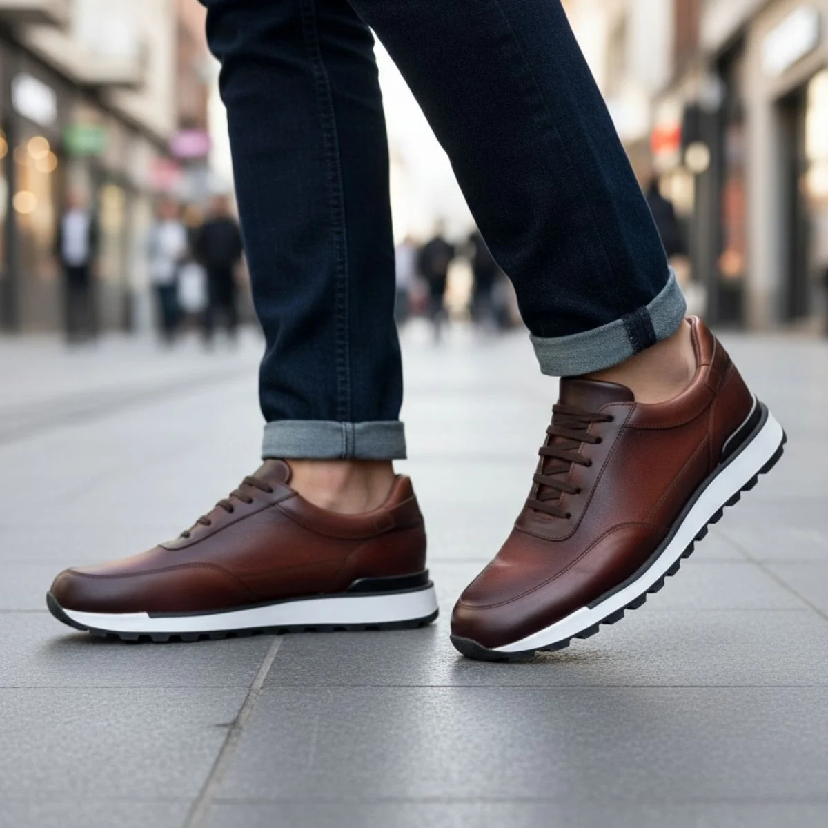 Tenis Café Sombreado