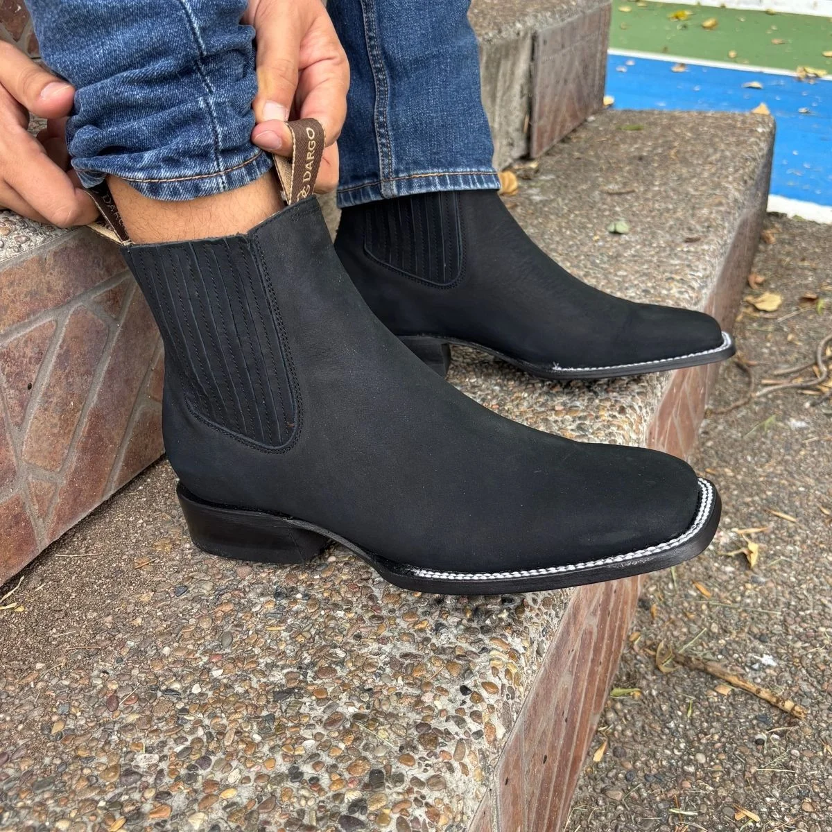Botín Nubuck Negro